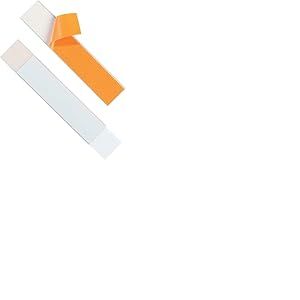 DURABLE - Porte &eacute;tiquette - Porte &eacute;tiquette adh&eacute;sif - Porte &eacute;tiquette autocollante LABELFIX - 200 x 40 mm - Pour l'identifcation des &eacute;tag&egrave;res, armoires - Transparent - Sachet de 5 pi&egrave;ces - 803019