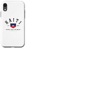 Cadeau ami ha&iuml;ti Drapeau ha&iuml;ti Port-au-Prince ha&iuml;ti Cadeau Coque pour iPhone XR