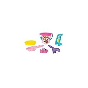 Wader 81137 - Paw Patrol Set de Jouets de Sable avec Seau de 3,4 L, Tamis, Moulin &agrave; Sable, Pelle, r&acirc;teau et Moule &agrave; Sable, 6 pi&egrave;ces, pour Enfants &agrave; partir de 12 Mois, comme Cadeau