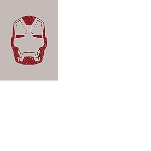 Komar WTD Mantiburi Sticker mural Motif casque Iron Man MK 43 50 x 70 cm