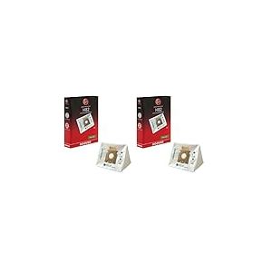 Hoover H82 Sacs Pour Aspirateur - Originaux - en Microfibre - Pure EPA - Anti-Odeur - Extra Larges - Compatibles Avec l’Aspirateur Traîneau Hoover Power Capsule - 4 Pièces (Lot de 2)