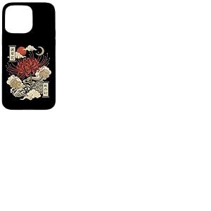 Lys Araign&eacute;e Rouge Fleur Japonaise Fleur Coque pour iPhone 15 Pro Max