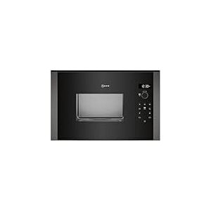 NEFF, HLAWD23G0 N 50 Four &agrave; micro-ondes encastrable sans barbecue, programmes automatiques, auto-nettoyage Easy Clean, utilisation facile gr&acirc;ce au bouton rotatif et &agrave; l'&eacute;cran LED Plus, id&eacute;al pour