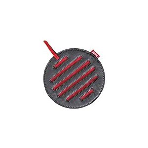 Spring Dessous de Plat Rond | Matériau en néoprène résistant à la Chaleur | -40 °C à 260 °C | Antidérapant | Dessous de Plat et maniques | Doux, Flexible, antidérapant | Anti-Taches | Ø 22 cm