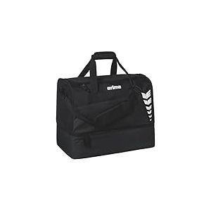 Erima Mixte Sac de Sport Six Wings avec Compartiment inf&eacute;rieur (7232407) Noir, S