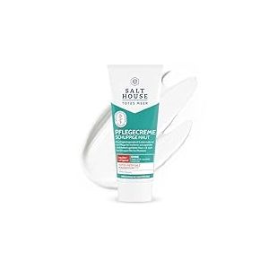 SALTHOUSE Morte Meer Cr&egrave;me de soin pour peaux s&egrave;ches, squameuses et rougies &ndash; Avec sel de la mer Morte, magn&eacute;sium, ur&eacute;e et glyc&eacute;rine &ndash; Convient &eacute;galement en cas de psoriasis, 75 ml