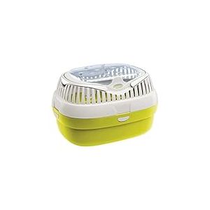 Ferplast Transport pour Lapins, cochons d'Inde et Rats ALADINO Large Cage de Transport pour Animaux domestiques, rongeurs, Lapins, Plastique r&eacute;sistant, 36 x 26 x h 23 cm, Vert