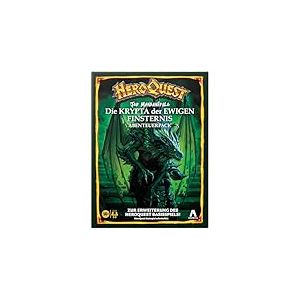 Avalon Hill HeroQuest Joe Manganiello's The Crypt of Perpetual Darkness Pack d'aventure (Jeu de Base HeroQuest nécessaire) - Version Allemande