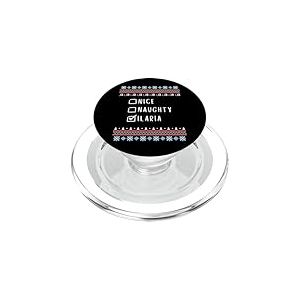 Gentile Coquine Noël Ilaria Pull Moche PopSockets PopGrip pour MagSafe