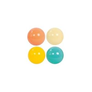 Ludi - 75 Balles de Jeu Mixte - pour Piscine à Balles - Couleurs Vives - Ø 6,5 cm - Panier de Rangement Pop-up Inclus - Adaptées Dès 6 Mois - Idéales pour Aire de Jeu et Activités Ludiques