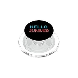 Hello Summer Awesome Summer Beach House Gear Hello Summer PopSockets PopGrip pour MagSafe