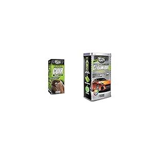 GS27 - Kit Soin et Rénovation Cuir - Entretien Cuir Voiture - 1 Lait + 1 Cire + 1 Microfibre & Lustreur Titanium Céramique - Produit Nettoyant Voiture - Brillance Instantannée - Sans Rinçage - 500 ml