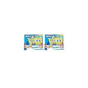 XSHOT WaterBob l'Eponge Junior Fast Fill Pistolet à Eau (Lot de 2) de ZURU – Pistolet à Eau Taille Enfant avec Design Bob l'Eponge, Technologie Fast Fill, Portée 9m et Réservoir 150ml