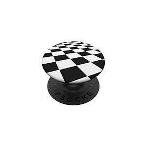 Chemise &agrave; Carreaux Noir et Blanc | Damier PopSockets PopGrip Adh&eacute;sif