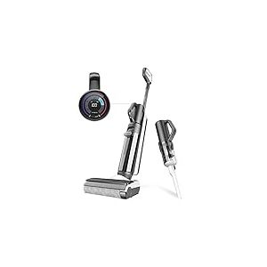 Tineco Floor One S5 Combo Aspirateur et Laveur Sec et Humide sans Fil Intelligent, Parfait pour Les Salet&eacute;s Collantes et Les Poils d'animaux, L&eacute;ger, Ultra-Silencieux, &Eacute;cran Intelligent