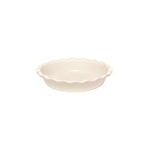 Emile Henry Eh026131 Plat à Clafoutis Céramique Beige Argile 26 X 26 X 5,5 cm