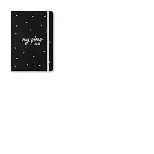 Letts of London Joy Agenda Scolaire Semainier 2024/2025 Noir Format A5 21,5 x 15,1 x 1,1 cm