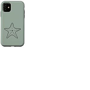 Étoile de mer océan Plage Mignonne étoile de mer – Vert Vintage Coque pour iPhone 11