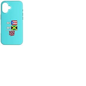 Drapeau jama&iuml;cain Plus Porto-ricain Patrimoine Cadeau Coque pour iPhone 16
