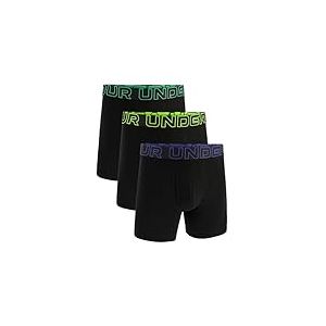 Under Armour Men's Performance Cotton 6" 3 Pack Solid Boxer Briefs