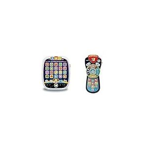 VTech- Lumi Tablette des Découvertes, 602905 - Version FR & Super TELECOMMANDE PARLANTE Baby Jouet Premier Age, 80-606275, Multicolore - Version FR