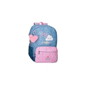 Enso Dreamer Sac à Dos pour Enfant, Sac à Dos d'école, fabriqué en Polyester, Roues Doubles de Rotation multidirectionnelle, Multiples façons de l'utiliser, Bleu, PC-Rucksack, Sac à Dos PC