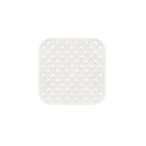 Kleine Wolke Textilgesellschaft 4100100118 Formosa Tapis de Douche Plastique Blanc 53,00 x 53,00 x 7,00 cm