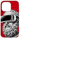 Socrate Art Moderne Drôle Parodie Renaissance Popculture Coque pour iPhone 14 Pro Max