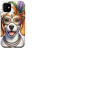 Chien en Porcelaine Mardi Gras Coque pour iPhone 11