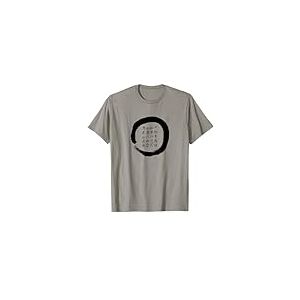 Calligraphie artistique japonaise Diamant Sutra Cercle Enso Zen T-Shirt