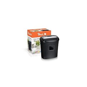 Peach Destructeur de Documents Coupe crois&eacute;e - 10 Feuilles - 21 litres - Particules 5 x 16 mm (P-4) - Conforme au RGPD - PS500-40A