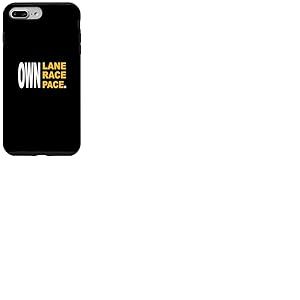 University Varsity-Gold Color OWN Lane Race Pace Jaune Coque pour iPhone 7 Plus/8 Plus