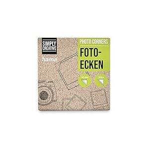 Hama Distributeur de coins photo adh&eacute;sifs (500 photo corners, largeur 10 mm) Transparent