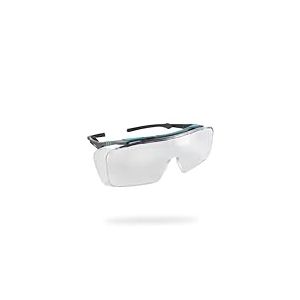 Greenstar - Surlunettes De Protection 45m/s En Polycarbonate - Transparentes & Anti Buée - Anti Rayures & Anti UV - Ajustement Personnalisé - Modèle Pro - Norme EN166 F - Débroussailleuse & Bricolage