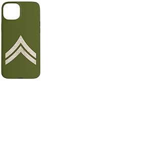 &Eacute;cusson de l'arm&eacute;e Corporalstripes Rangk Insignia Coque pour iPhone 15 Plus