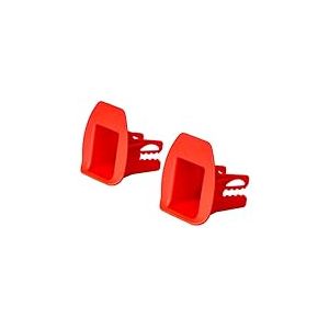 Play Guides Isofix, Facilite l'installation des chaises avec Isofix dans le véhicule, Pack de 2, Rouge