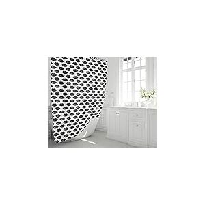 Bonamaison, Rideau de Douche Imprim&eacute; Num&eacute;riquement, Anneaux de Rideau de Douche Inclus, 1 Pi&egrave;ce, 140X200 Cm - Con&ccedil;u et fabriqu&eacute; en Turquie