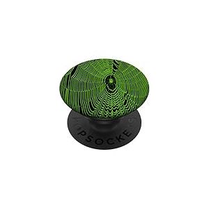 Toile d'araignée Artistique pour Halloween - Vert PopSockets PopGrip Adhésif