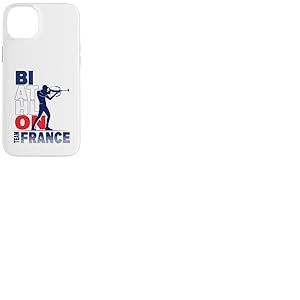Biathlon Ski de Fond & Tir à la Carabine Team France Coque pour iPhone 14 Plus