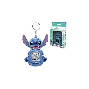 Lexibook, Disney Stitch, My Best-e, Console de Jeux Portable, Compagnon interactif et &eacute;ducatif pour Enfants, 8 cat&eacute;gories de Jeux, &Eacute;cran coloris&eacute;, Bleu, JLMB10DLXB