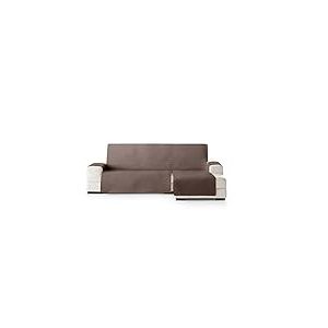 Eysa Oslo Housse, Microfiber, C/7 Marron-Vison, Chaise Longue 290 cm. Adapté aux canapés de 300 à 350 cm