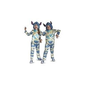 Disney - D&eacute;guisement Lilo & Stitch pour Enfants - Momie - Taille S (5 &agrave; 6 Ans) - Licence Officielle Disney - Costume Stitch Momie Halloween - Combinaison Stitch- Tenue Carnaval et F&ecirc;te
