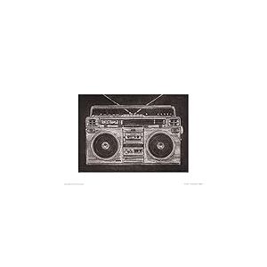 Barry Goodman (Ghetto Blaster 30 x 40 cm Toile Imprimée