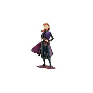 Bullyland 13512 - Figurines Walt Disney, Frozen 2, Anna, env. 9 cm de Haut, Figurine Peinte à la Main, sans PVC, pour Les Enfants pour des Jeux imaginatifs.