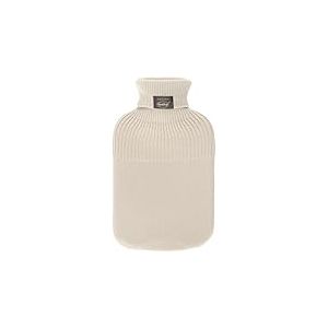 Fashy Bouillotte 2,0 l avec housse en tricot, beige