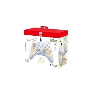 HORI Manette filaire HORIPAD Turbo (&Eacute;voli Cottage Core) pour Nintendo Switch 2 &ndash; Sous licences officielles Nintendo et The Pok&eacute;mon Company International