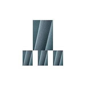 Stof - Rideau - Mod&egrave;le Copenhague - Aqua - 140x260 cm - 100% Polyester (Lot de 4)