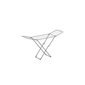 SONGMICS &Eacute;tendoir &agrave; Linge, S&eacute;choir Pliable, 50 x 182 x 102,5 cm, avec Barres, Support de S&eacute;chage sur Pieds, Utilisation Int&eacute;rieure/Ext&eacute;rieure, Draps et V&ecirc;tements, Gris LLR540G01