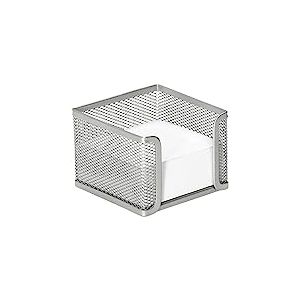 Osco Porte-bloc mémo maillé Argenté
