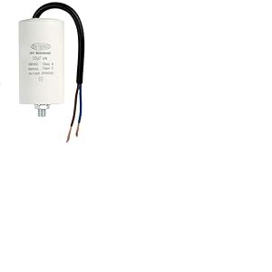 EDI-TRONIC condensateur de moteur, condensateur de travail, condensateur de démarrage, câble, 20µF, 450V, M8